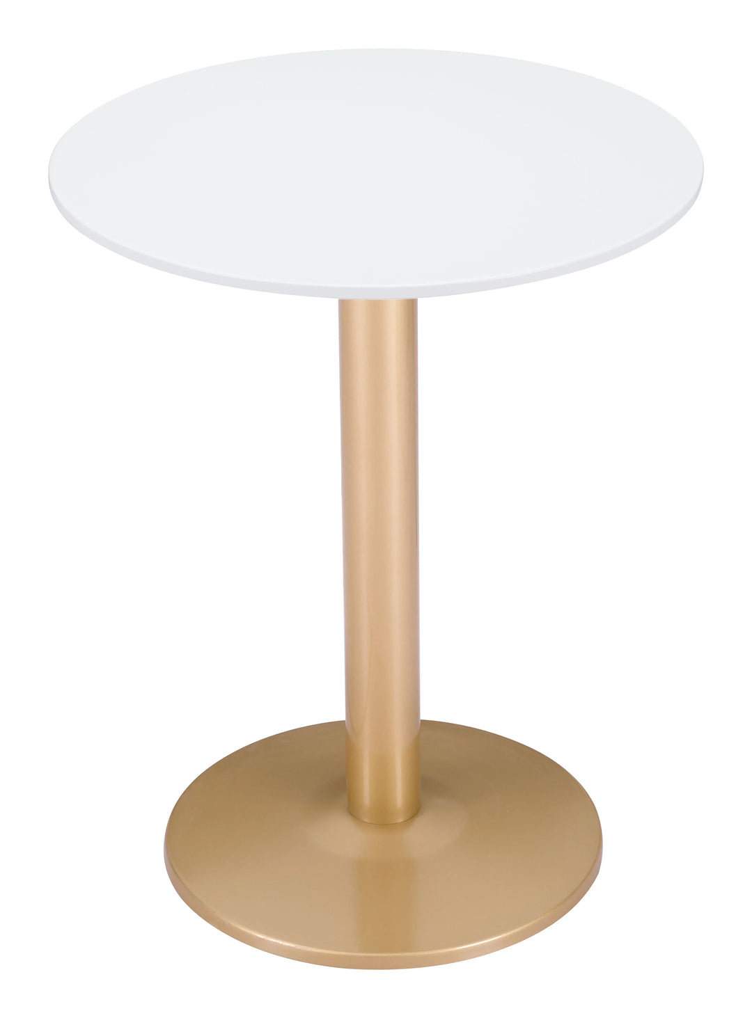 Alto Bistro Table White & Gold - AmericanHomeFurniture