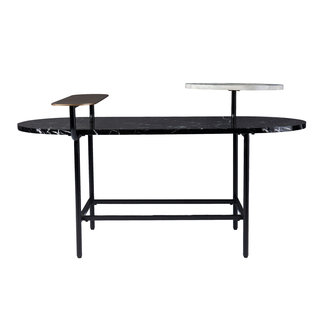 American Home Furniture | SEI Furniture - Arcklid Faux Marble Cocktail Table w/ Storage