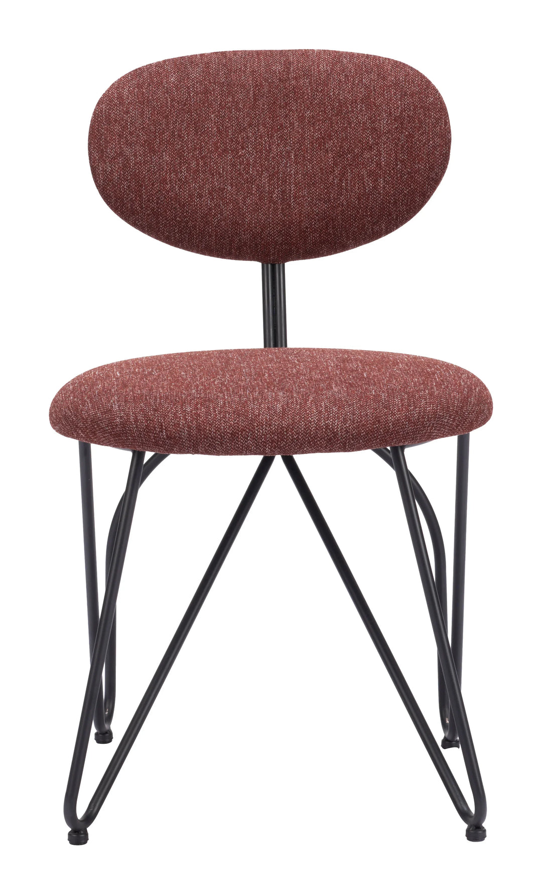 Novi Dining Chair (Set of 2) Maroon Brown - AmericanHomeFurniture