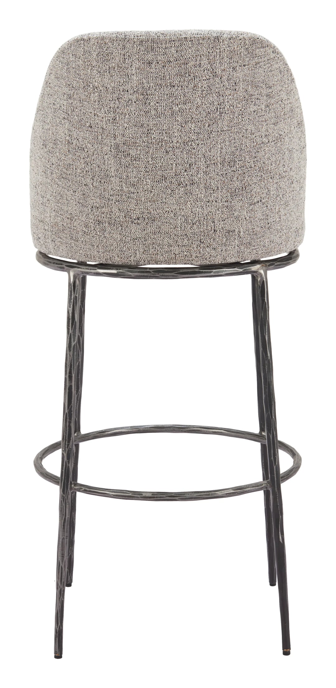Nordhavn Swivel Barstool Gray - AmericanHomeFurniture
