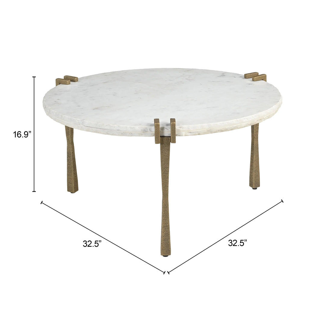 Rench Coffee Table White - AmericanHomeFurniture