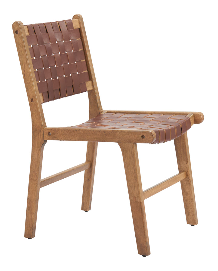 Feder Dining Chair (Set of 2) Brown