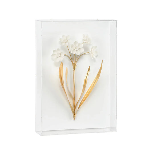Chelsea House Porcelain Flowers B WALL ACCENTS