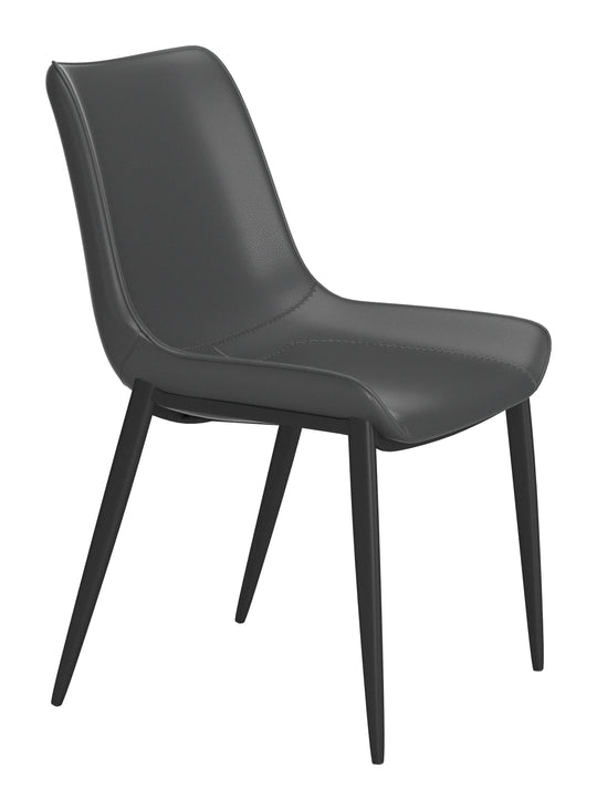 Zuo Magnus Dining Chair (Set of 2) Black DINING CHAIRS