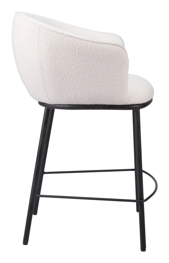 Essen Counter Stool Ivory - AmericanHomeFurniture