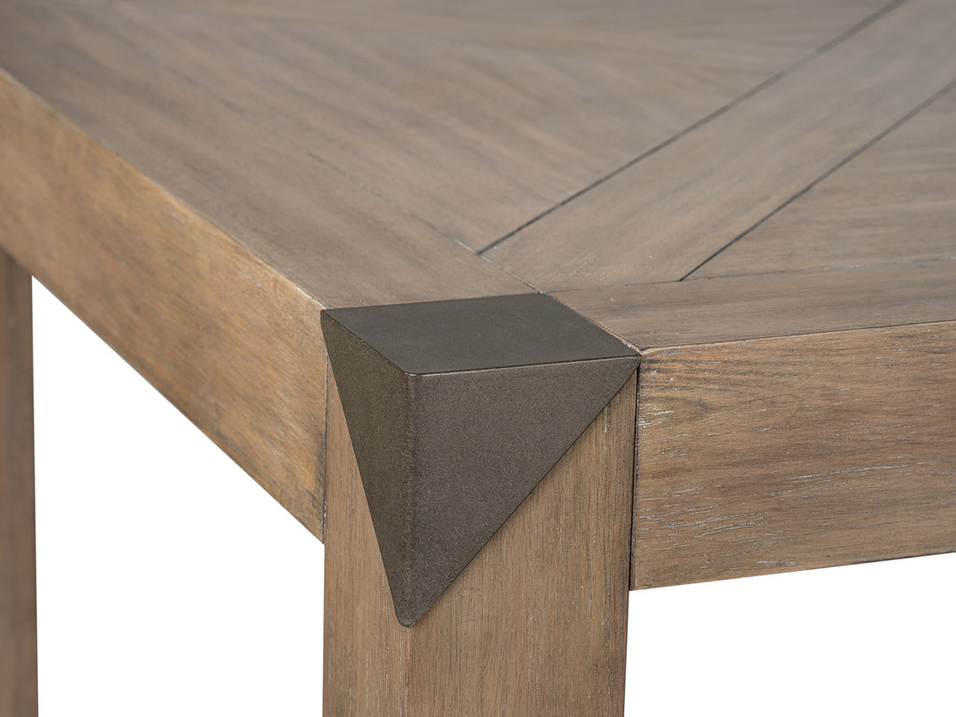 Ainsley Cerused Khaki Extendable Rectangular Dining Table - D5333-20