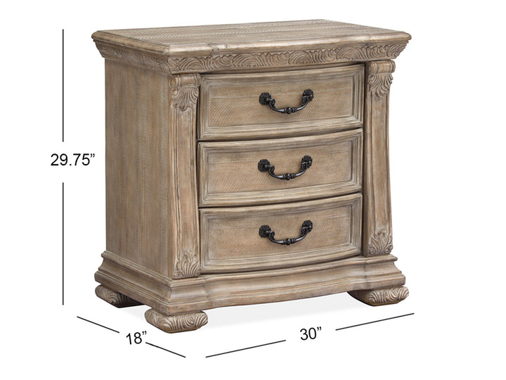 Marisol Fawn Drawer Nightstand - B5132-01
