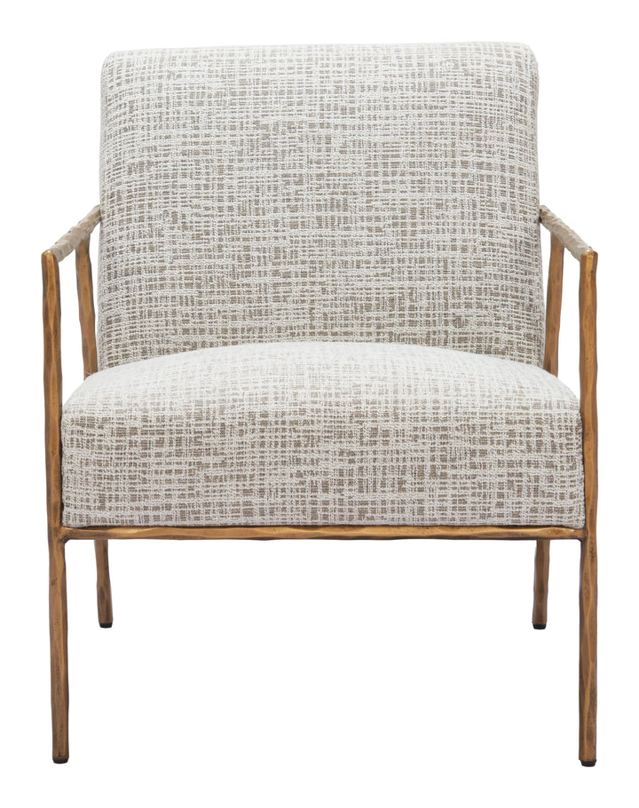 Norrebro Accent Chair Beige Frost - AmericanHomeFurniture