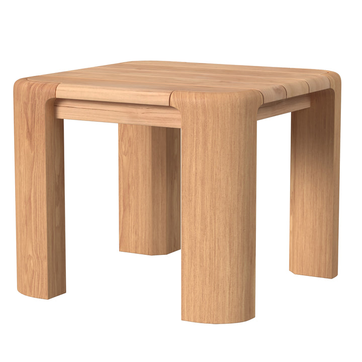 Natural Teak End Table