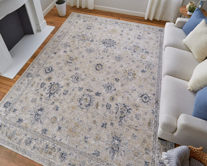 Rectangle/Beige-Blue