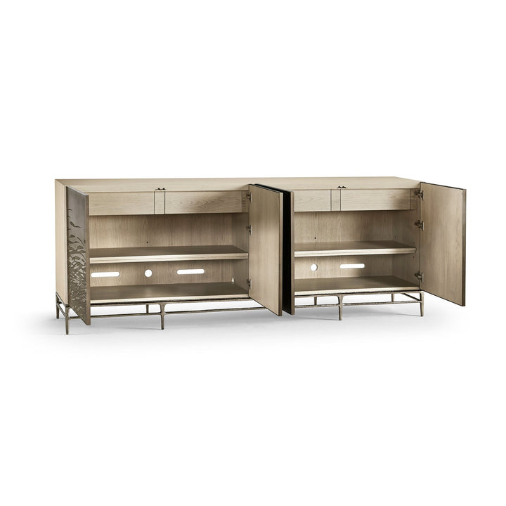 Water Diel Credenza - Jonathan Charles - AmericanHomeFurniture