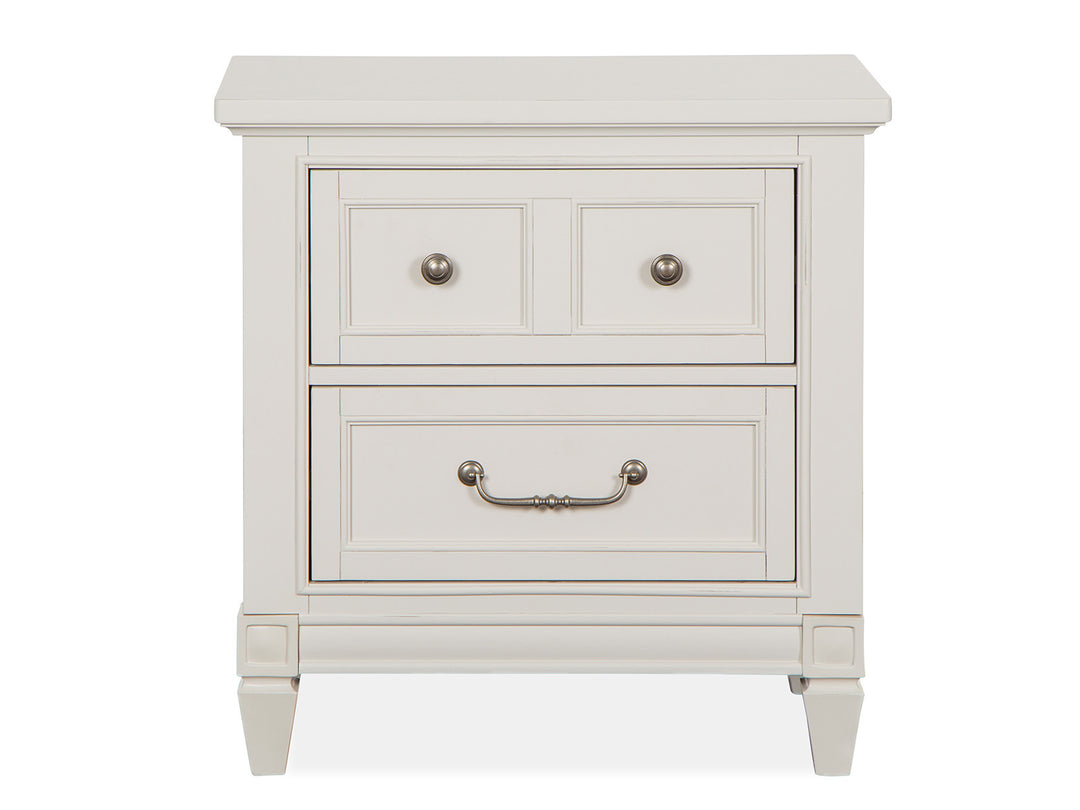 Willowbrook Egg Shell White Drawer Nightstand - B5324-01