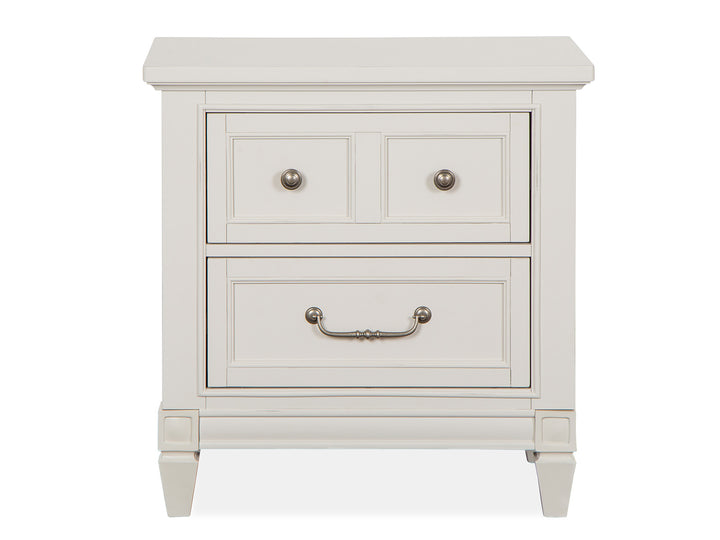 Willowbrook Egg Shell White Drawer Nightstand - B5324-01