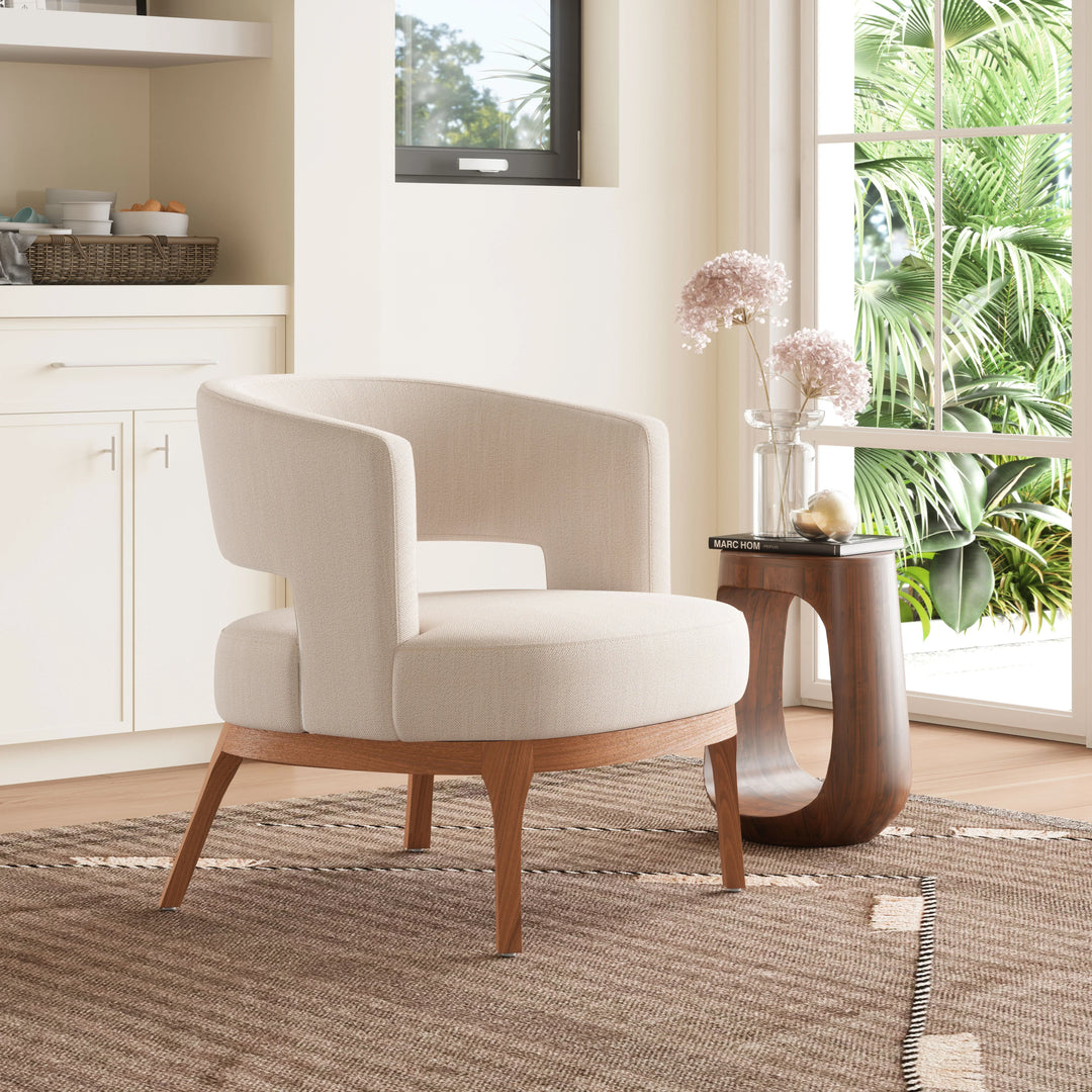 Penryn Accent Chair Beige - AmericanHomeFurniture
