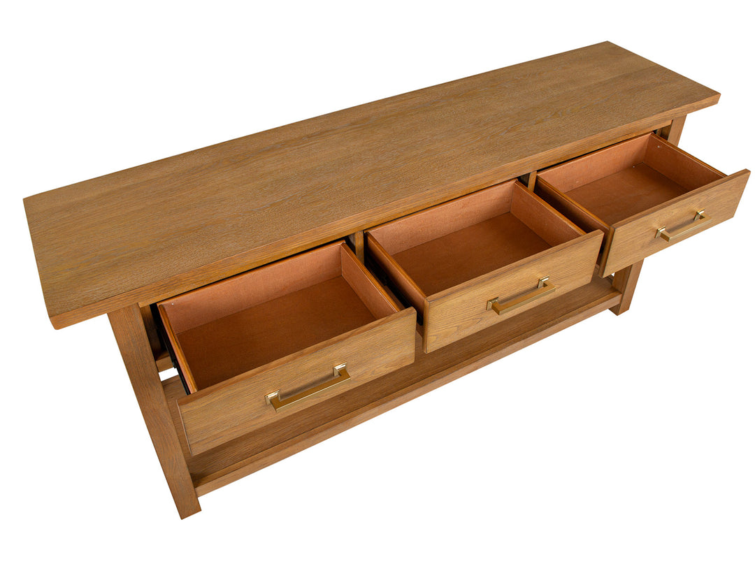 Lindon Belgian Wheat Rectangular Sofa Table - T5570-73