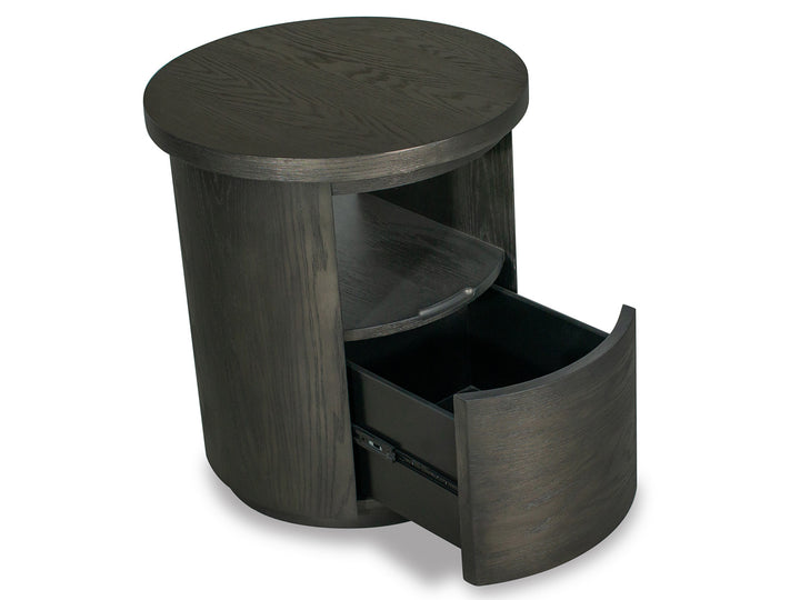 Bosley Coffee Bean Round End Table - T5762-05