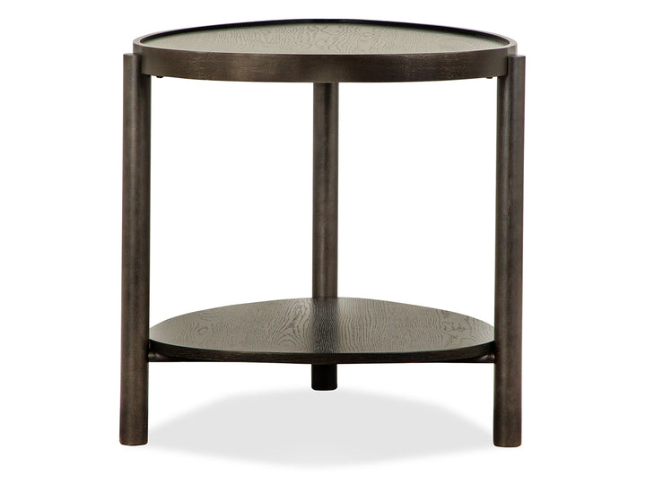 Hadleigh Black Coffee Bean Shaped Accent End Table - T5711-34