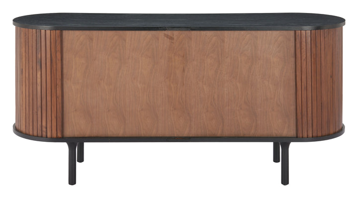 Koriana Sideboard Black & Walnut - AmericanHomeFurniture