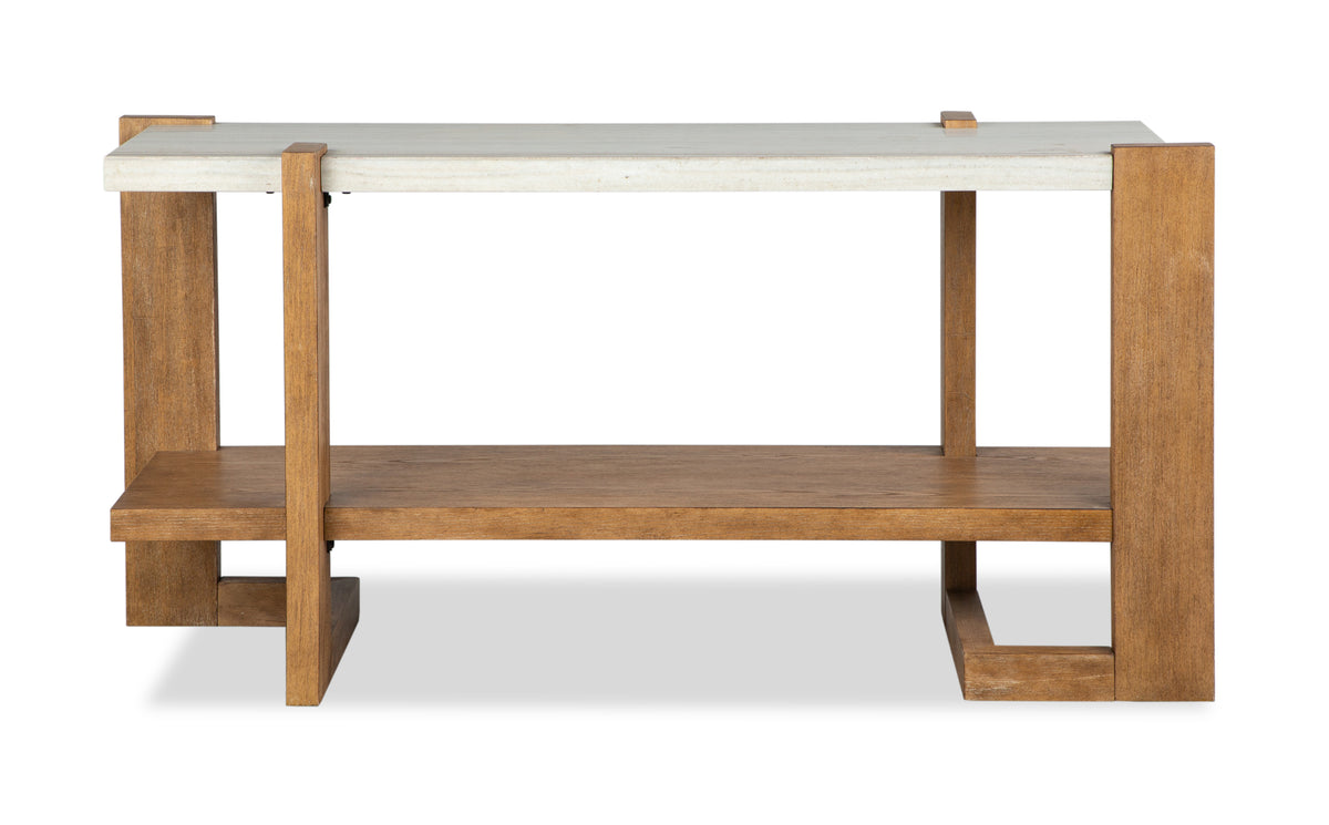 Carrington Honey Wheat Rectangular Sofa Table - T5930-73