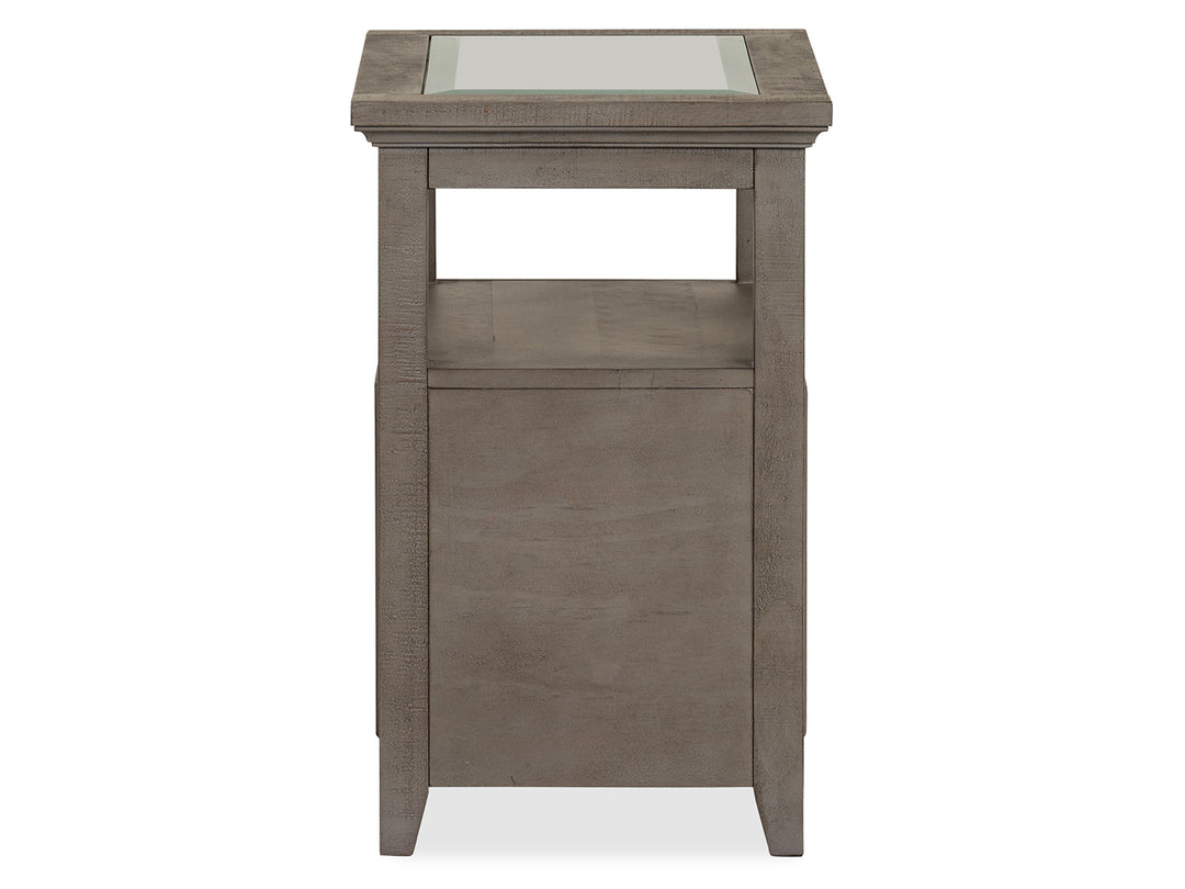 Paxton Place Dovetail Grey Chairside End Table - T4805-10