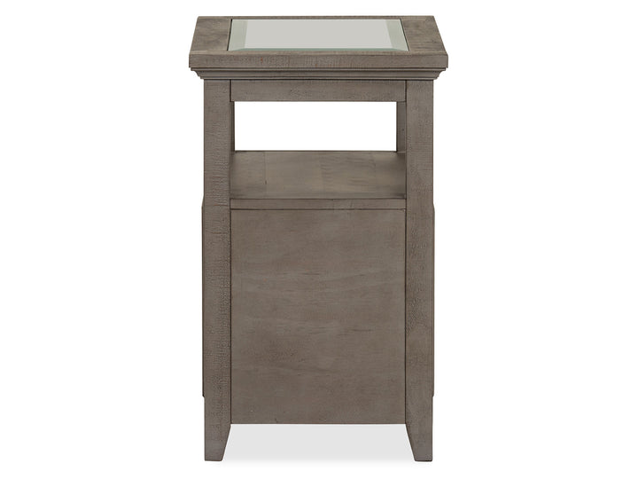 Paxton Place Dovetail Grey Chairside End Table - T4805-10