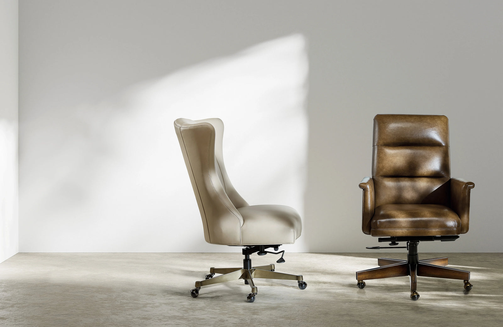 American Home Furniture Hooker Furniture Lynn Executive Swivel Tilt Chair