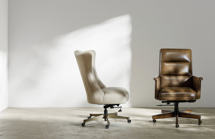 American Home Furniture Hooker Furniture Lynn Executive Swivel Tilt Chair