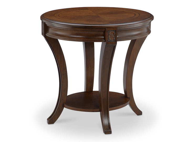 Winslet Cherry Oval End Table - T4115-07