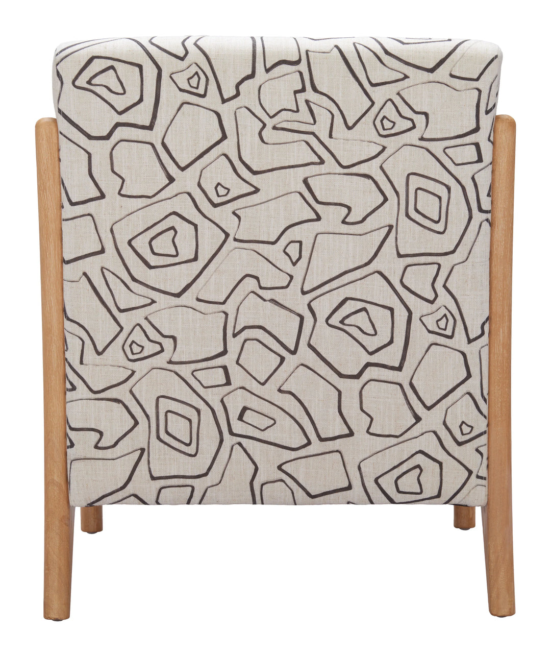 Runa Accent Chair Beige & Natural - AmericanHomeFurniture