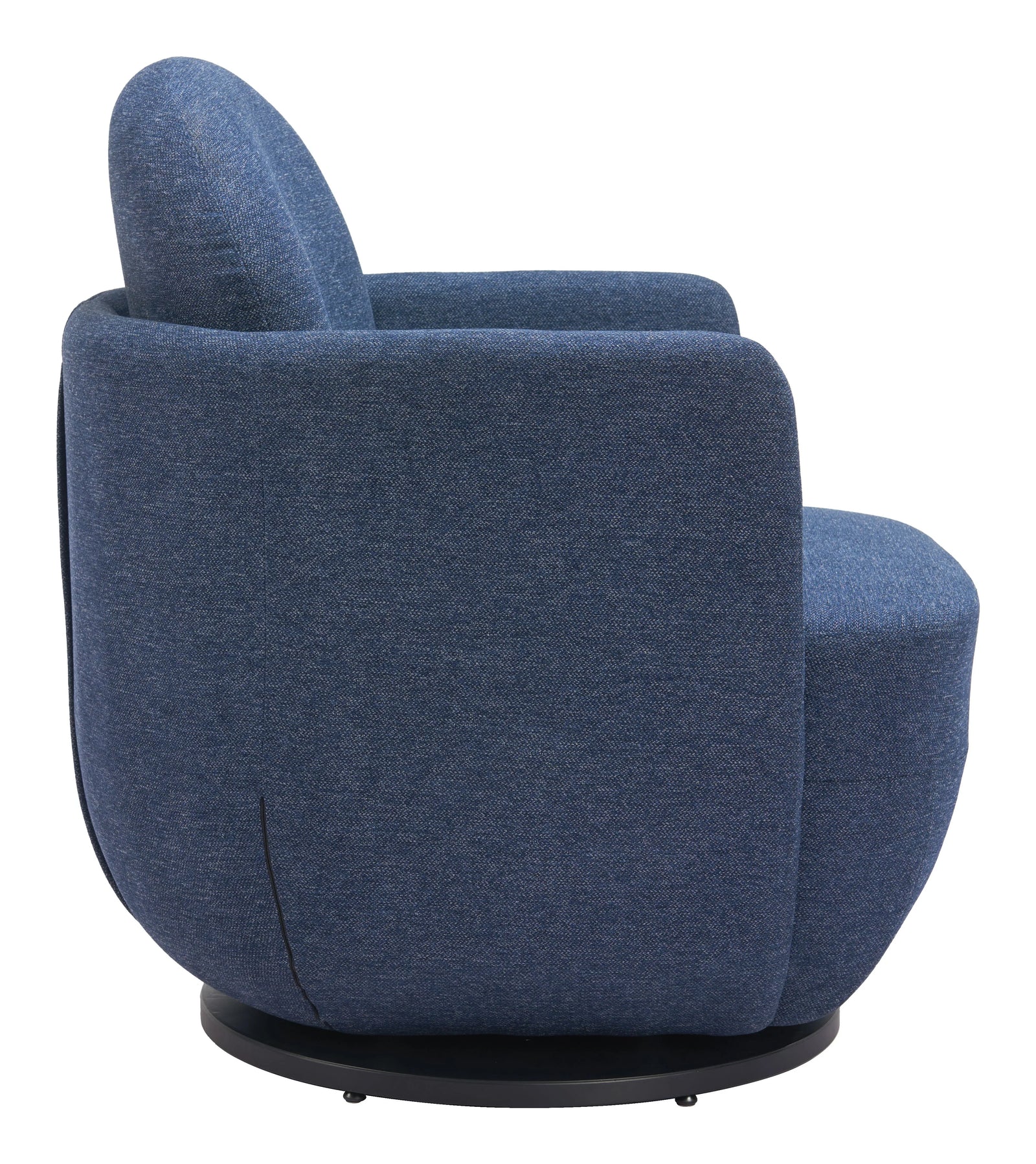 Zuo Bant Swivel Chair Blue ACCENT + LOUNGE CHAIRS