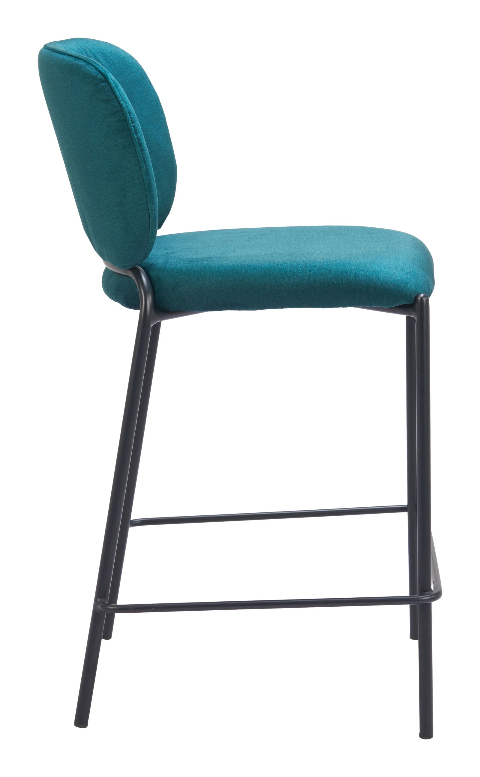 Zuo Plat Counter Stool (Set of 2) Green BAR STOOLS + COUNTER STOOLS