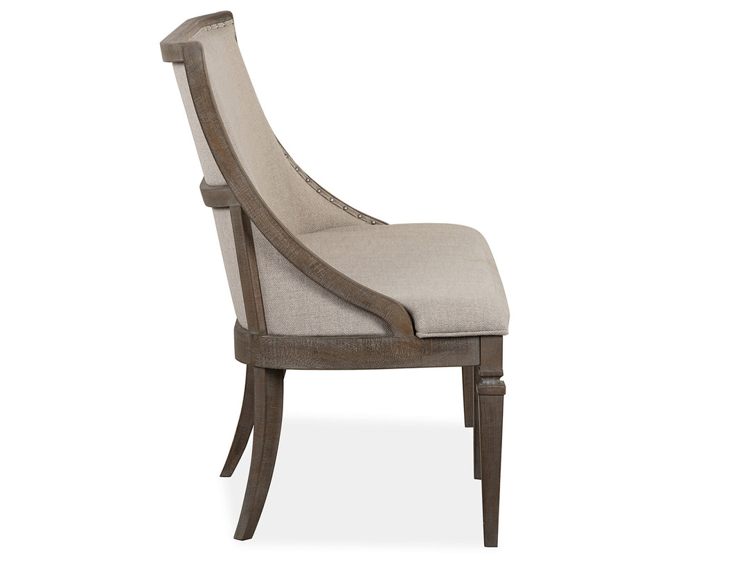 Lancaster Dovetail Grey Upholstered Bench - D4352-78
