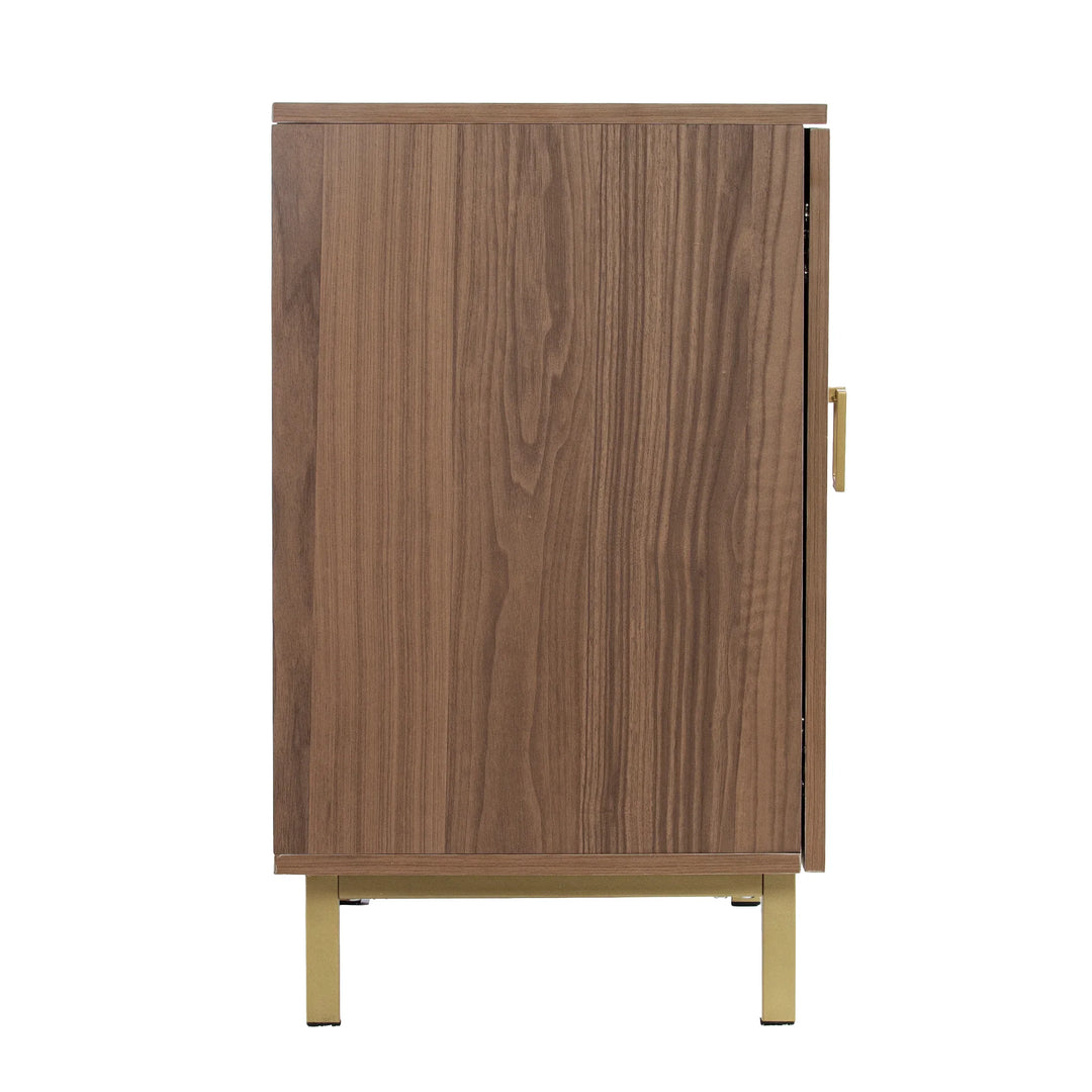 Yorkville Media Console w/ Storage - AmericanHomeFurniture