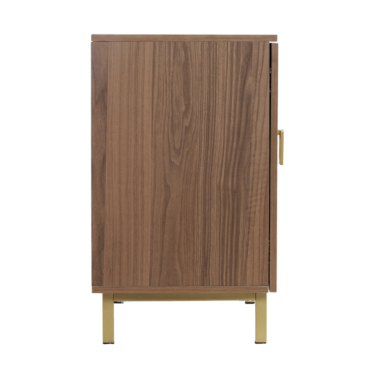 Yorkville Media Console w/ Storage - AmericanHomeFurniture