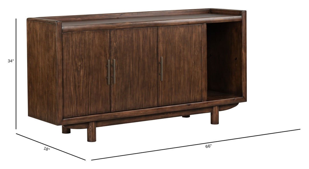 Belville Chestnut Brown Sideboard - D6520-12