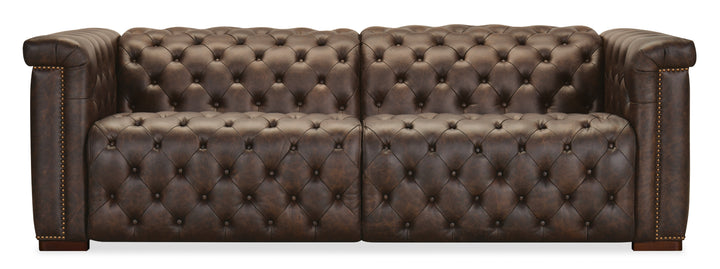 43.00"D x 89.50"W x 28.75"H/Brown