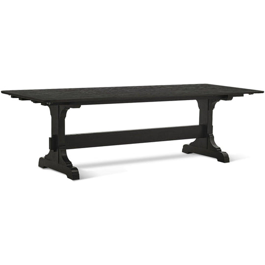 Jonathan Charles Timeless Epoch Trestle Dining Table in Ebonized Oak DINING TABLES