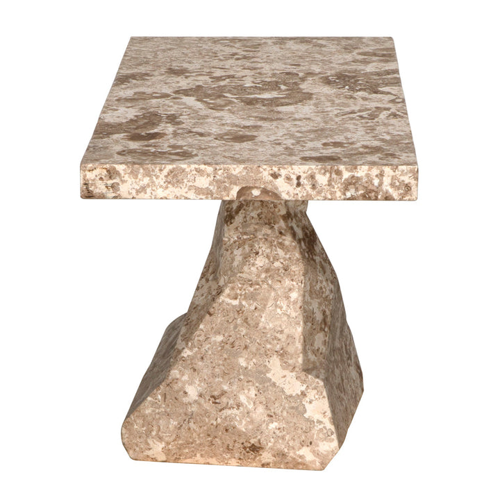 Noir Tilden Console - White Marble