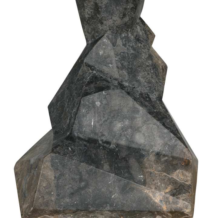 Noir - Tilden Console, Black Marble - AM-319BM