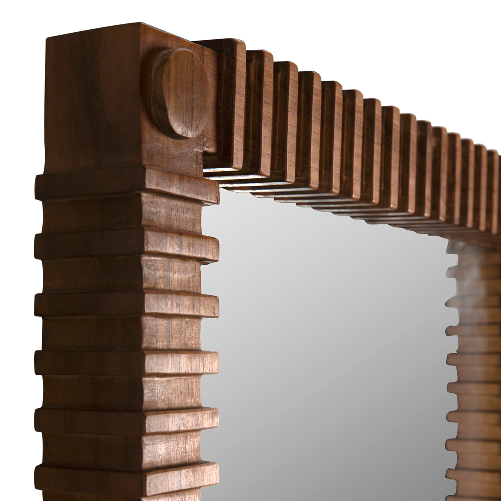 Noir - Rift Mirror, Teak - AE-324T