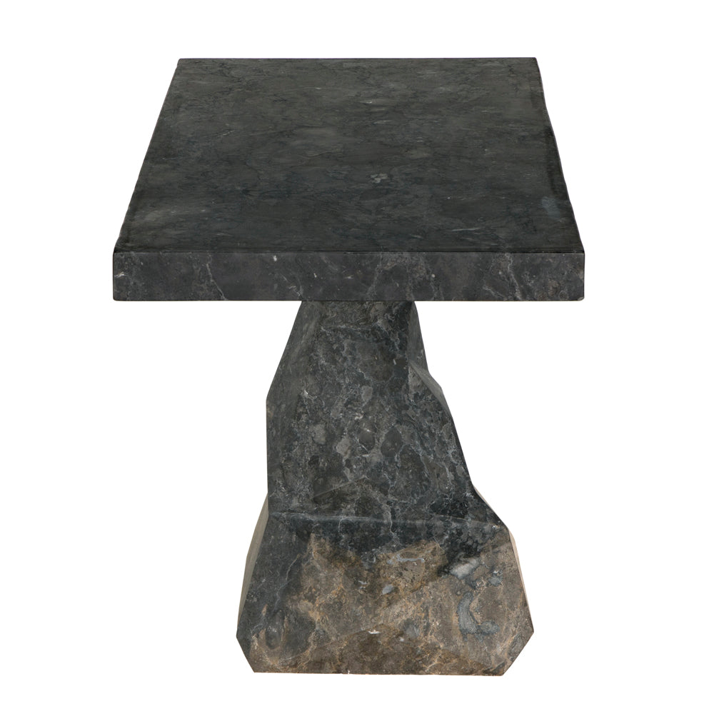 Noir - Tilden Console, Black Marble - AM-319BM
