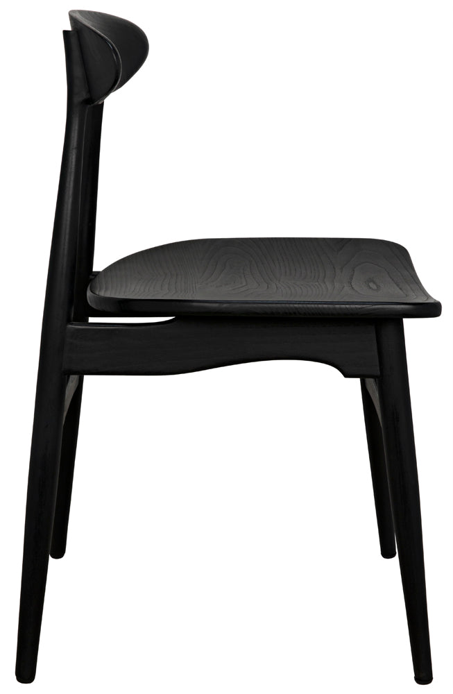 Noir - Surf Chair, Charcoal Black - AE-15CHB