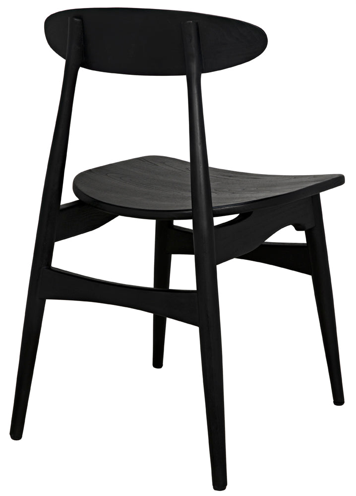 Noir - Surf Chair, Charcoal Black - AE-15CHB