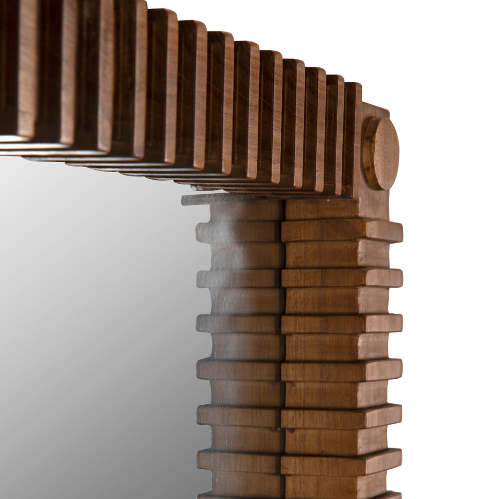 Noir - Rift Mirror, Teak - AE-324T