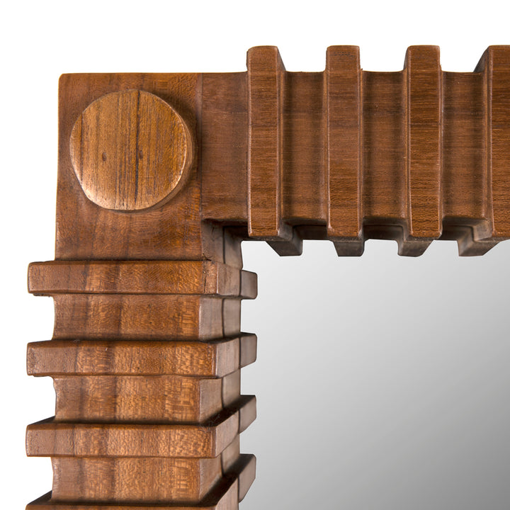 Noir - Rift Mirror, Teak - AE-324T