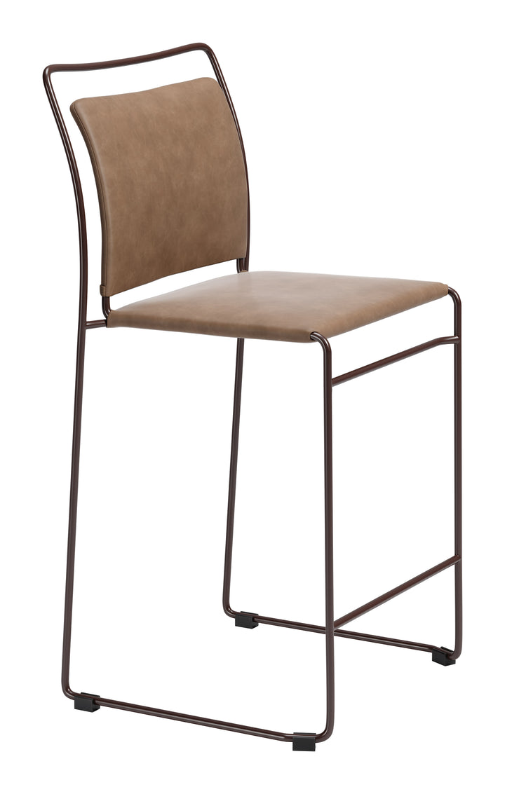 Verbena Counter Stool (Set of 2) Brown