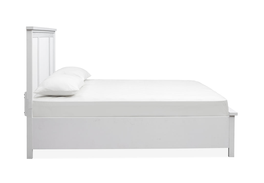Windmill Harbour White Whisp And Sand King Panel Bed - B6313-64