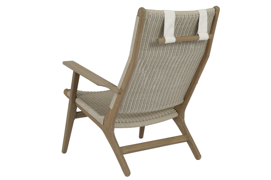 American Home Furniture | Sunset West - Coastal Teak Cushionless Highback Chair