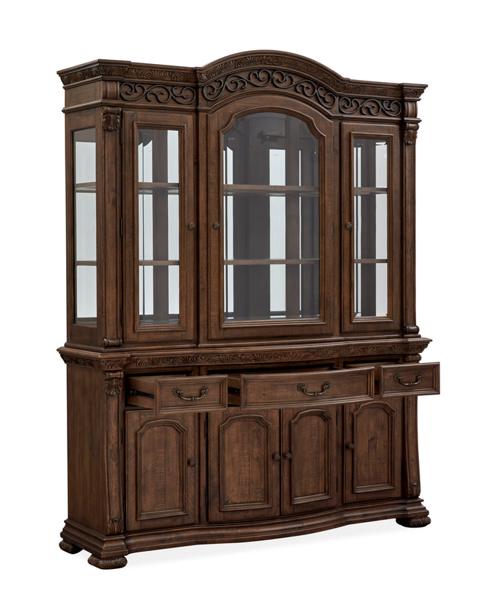 Durango Willadeene Brown Buffet With Hutch - D5133-14H