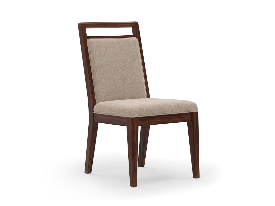 Reena Rich Brown Upholstered Side Chair - Set of 2 - D6518-63